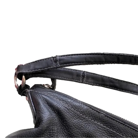 Coach in black pebbled leather - Vintage - Picture 13 of 13